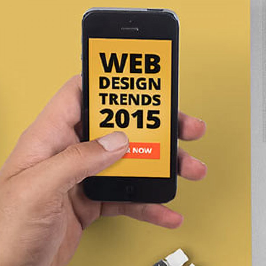 Hot web design trends from 2015